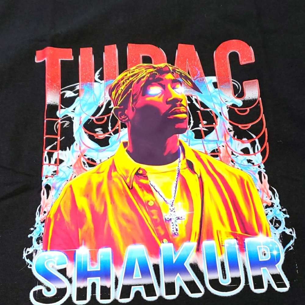 TUPAC Tee-shirt Black large